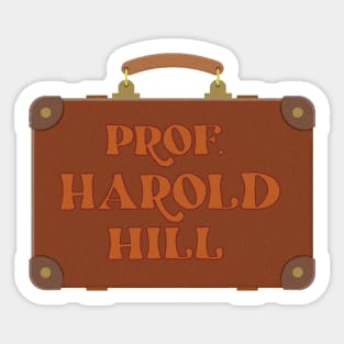 The Music Man Prof. Harold Hill Suitcase Sticker